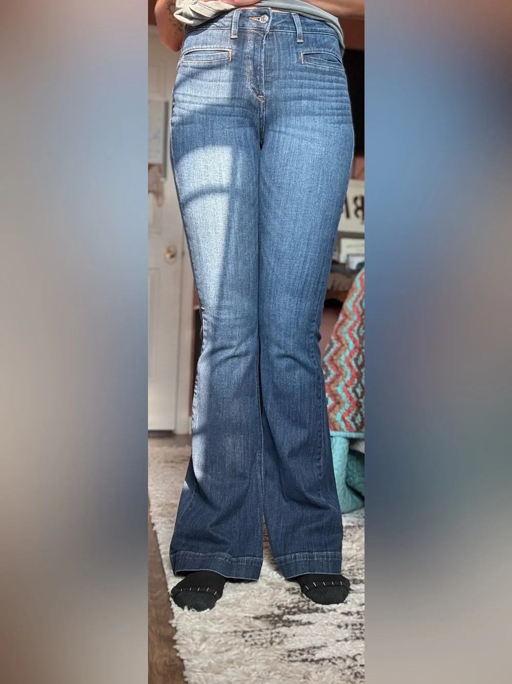 Ariat Medium Blue Flare Jeans